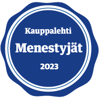 Kauppalehden menestyjät-sinetti vuodelta 2023